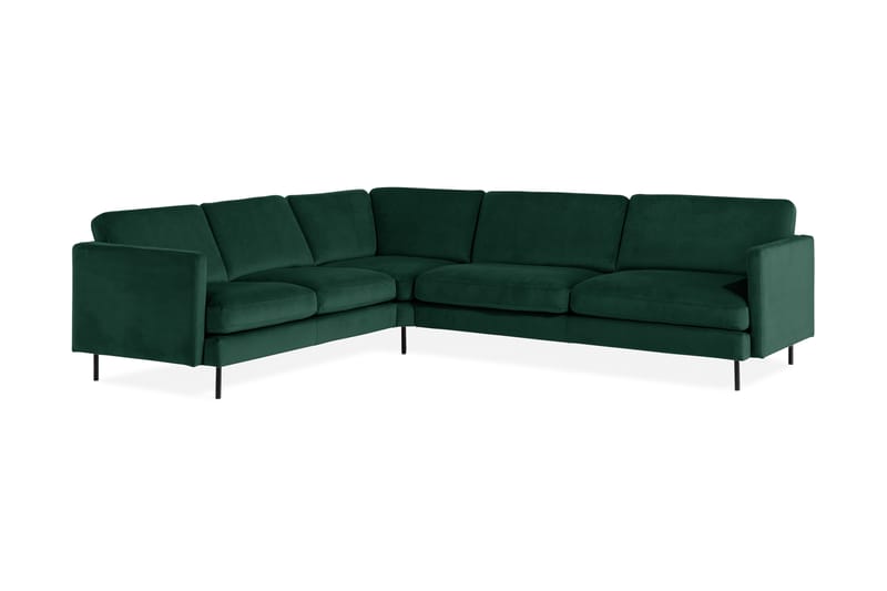 Theodine hjørnesofa Velour - Møbler - Sofaer - Hjørnesofa