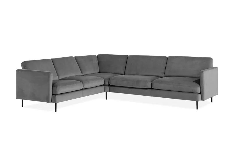 Theodine hjørnesofa Velour - Møbler - Sofaer - Hjørnesofa