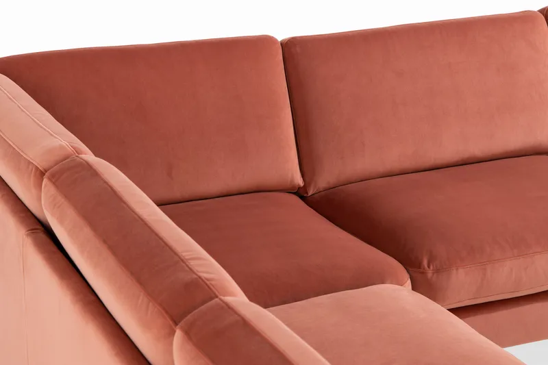 Theodine hjørnesofa Velour - Møbler - Sofaer - Hjørnesofa