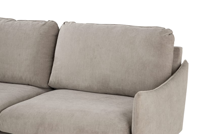 Trend Lyx 6-personers Vendbar L-formet Hjørnesofa i Stof - Beige - Møbler - Sofaer - Hjørnesofa