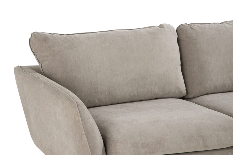 Trend Lyx 6-personers Vendbar L-formet Hjørnesofa i Stof - Beige - Møbler - Sofaer - Hjørnesofa