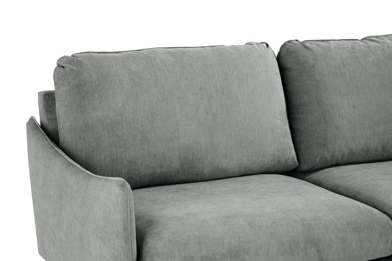 Trend Lyx 6-personers Vendbar L-formet Hjørnesofa i Stof - Grå - Møbler - Sofaer - Hjørnesofa