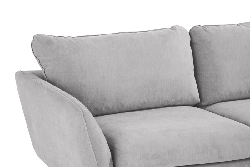 Trend Lyx 6-personers Vendbar L-formet Hjørnesofa i Stof - Lysegrå - Møbler - Sofaer - Hjørnesofa