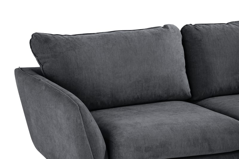 Trend Lyx 6-personers Vendbar L-formet Hjørnesofa i Stof - Mørkegrå - Møbler - Sofaer - Hjørnesofa