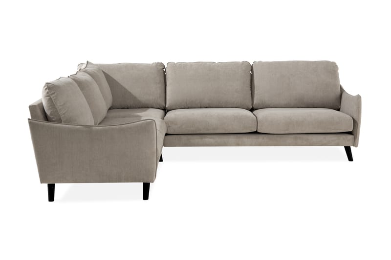 Trend Lyx 6-personers Vendbar L-formet Hjørnesofa i Stof - Beige - Møbler - Sofaer - Hjørnesofa