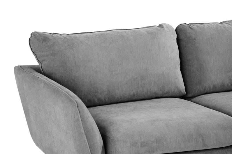 Trend Lyx 6-personers Vendbar L-formet Hjørnesofa i Stof - Grå - Møbler - Sofaer - Hjørnesofa