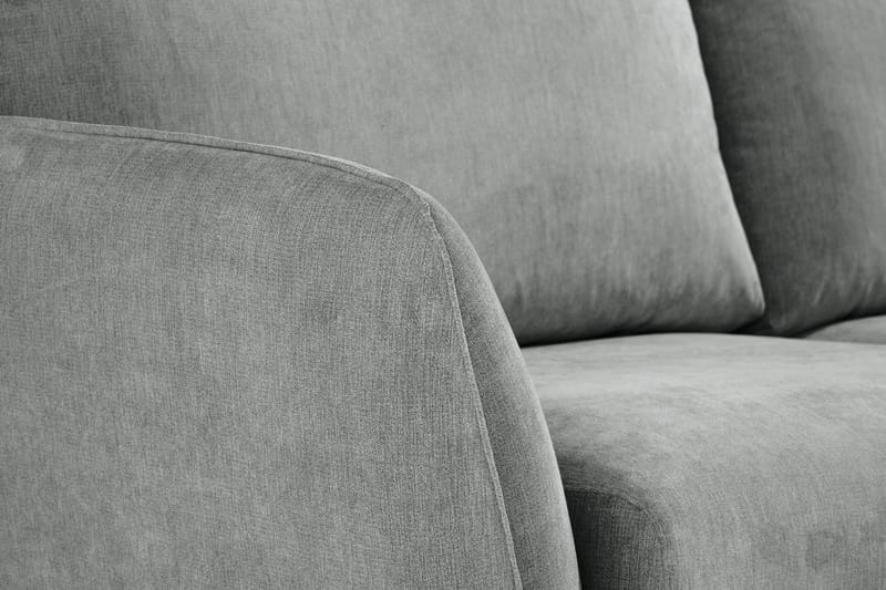 Trend Lyx 6-personers Vendbar L-formet Hjørnesofa i Stof - Grå - Møbler - Sofaer - Hjørnesofa