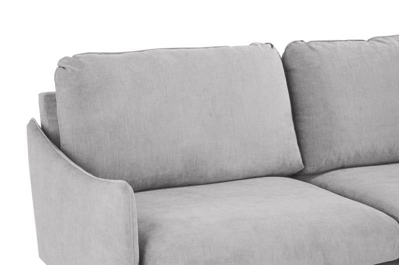 Trend Lyx 6-personers Vendbar L-formet Hjørnesofa i Stof - Lysegrå - Møbler - Sofaer - Hjørnesofa