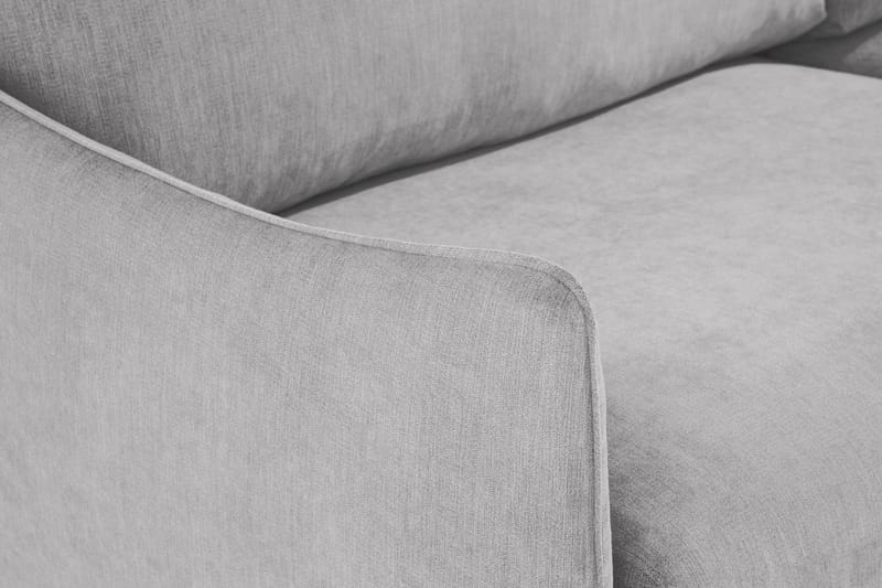 Trend Lyx 6-personers Vendbar L-formet Hjørnesofa i Stof - Lysegrå - Møbler - Sofaer - Hjørnesofa