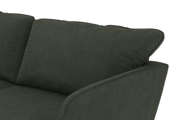 Trend Lyx 6-personers Vendbar L-formet Hjørnesofa i Manchester - Mørkegrøn - Møbler - Sofaer - Hjørnesofa