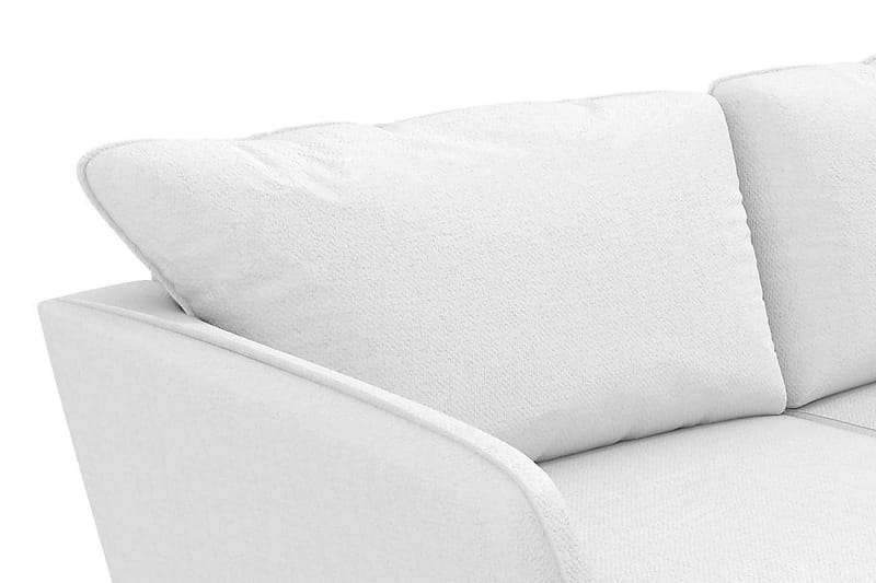 Trend Lyx 6-personers Vendbar L-formet Hjørnesofa i Stof - Hvid - Møbler - Sofaer - Hjørnesofa