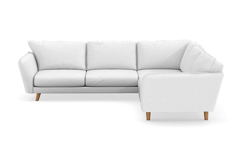 Trend Lyx 6-personers Vendbar L-formet Hjørnesofa i Stof - Hvid - Møbler - Sofaer - Hjørnesofa