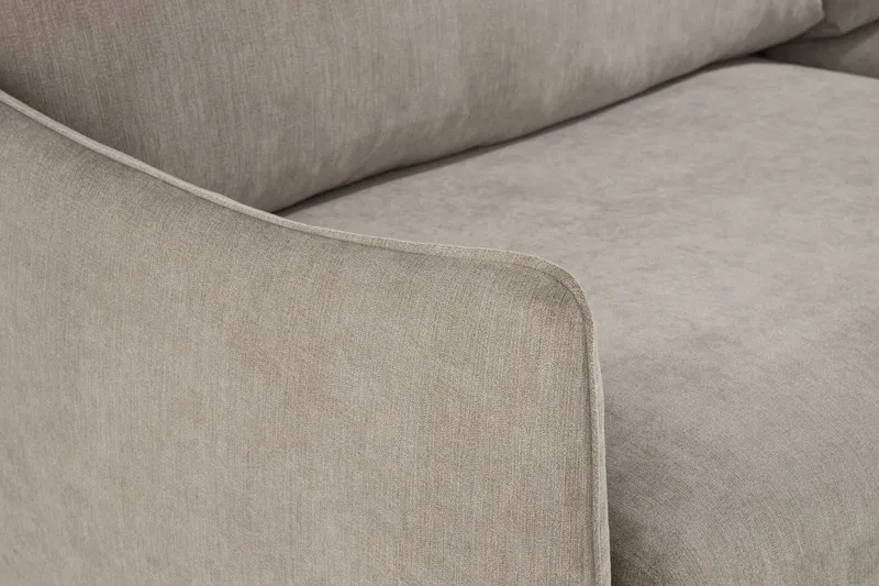 Trend Lyx 6-personers Vendbar L-formet Hjørnesofa i Stof - Beige - Møbler - Sofaer - Hjørnesofa