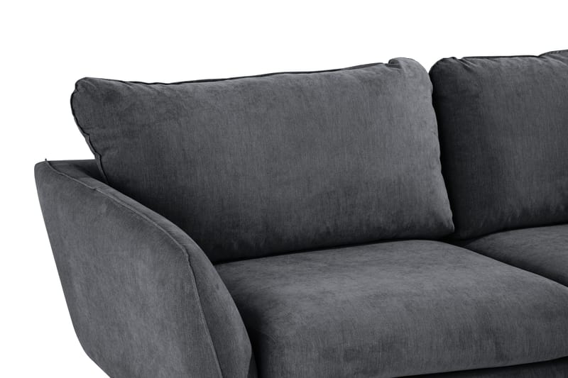 Trend Lyx 6-personers Vendbar L-formet Hjørnesofa i Stof - Mørkegrå - Møbler - Sofaer - Hjørnesofa