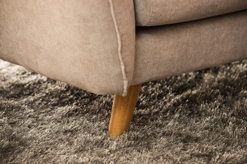 Trend Lyx 6-personers Vendbar L-formet Hjørnesofa i Stof - Beige - Møbler - Sofaer - Hjørnesofa