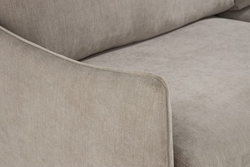 Trend Lyx 6-personers Vendbar L-formet Hjørnesofa i Stof - Beige - Møbler - Sofaer - Hjørnesofa