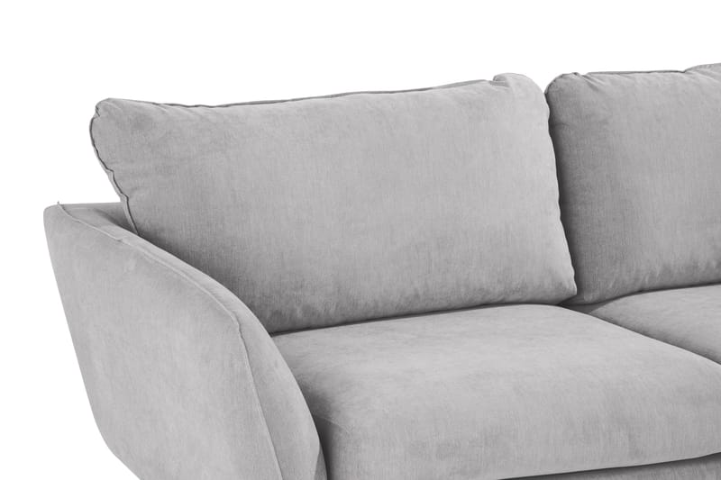 Trend Lyx 6-personers Vendbar L-formet Hjørnesofa i Stof - Lysegrå - Møbler - Sofaer - Hjørnesofa