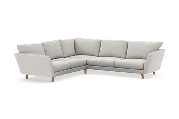 Trend Lyx 6-personers Vendbar L-formet Hjørnesofa i Fløjl