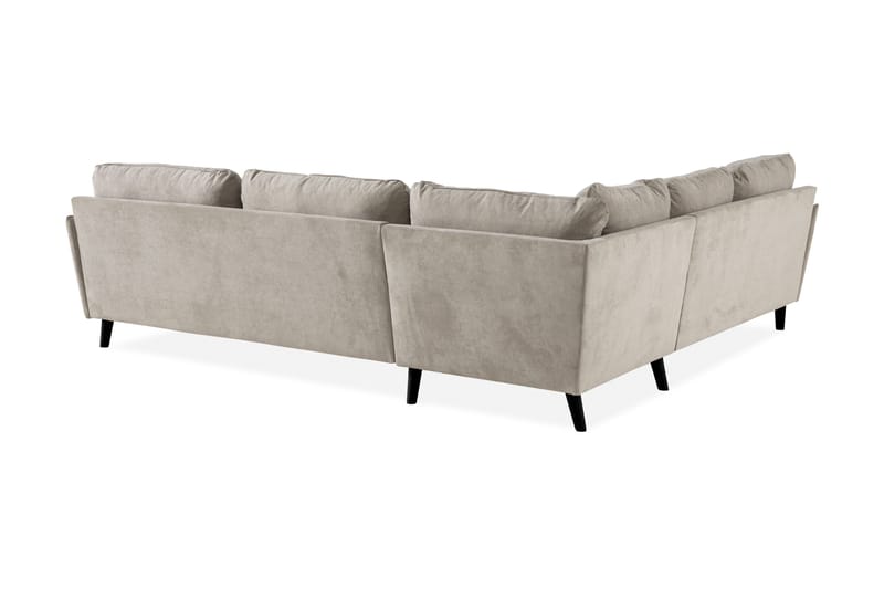 Trend Lyx 6-personers Vendbar L-formet Hjørnesofa i Stof - Beige - Møbler - Sofaer - Hjørnesofa