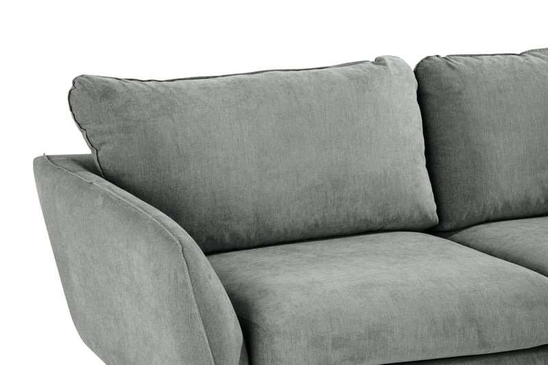 Trend Lyx 6-personers Vendbar L-formet Hjørnesofa i Stof - Grå - Møbler - Sofaer - Hjørnesofa