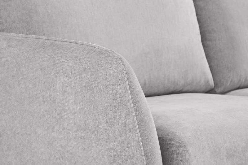 Trend Lyx 6-personers Vendbar L-formet Hjørnesofa i Stof - Lysegrå - Møbler - Sofaer - Hjørnesofa