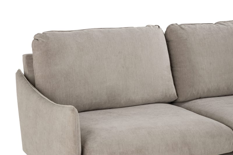 Trend Lyx 6-personers Vendbar L-formet Hjørnesofa i Stof - Beige - Møbler - Sofaer - Hjørnesofa