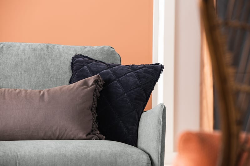 Trend Lyx 6-personers Vendbar L-formet Hjørnesofa i Stof - Grå - Møbler - Sofaer - Hjørnesofa