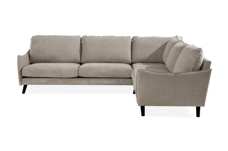 Trend Lyx 6-personers Vendbar L-formet Hjørnesofa i Stof - Beige - Møbler - Sofaer - Hjørnesofa