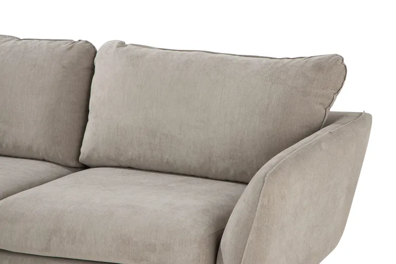 Trend Lyx 6-personers Vendbar L-formet Hjørnesofa i Stof - Beige - Møbler - Sofaer - Hjørnesofa