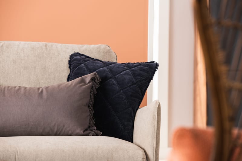 Trend Lyx 6-personers Vendbar L-formet Hjørnesofa i Stof - Beige - Møbler - Sofaer - Hjørnesofa