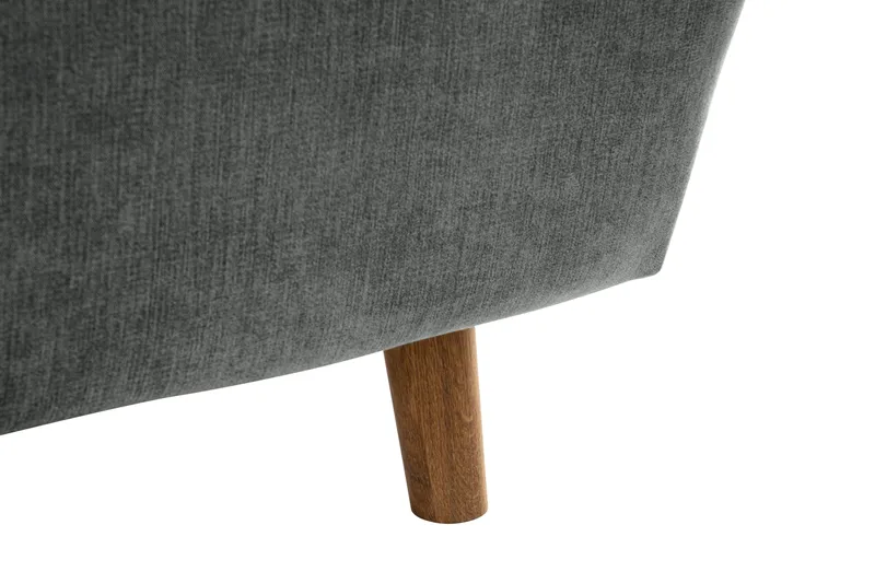 Trend Lyx 6-personers Vendbar L-formet Hjørnesofa i Stof - Grå - Møbler - Sofaer - Hjørnesofa