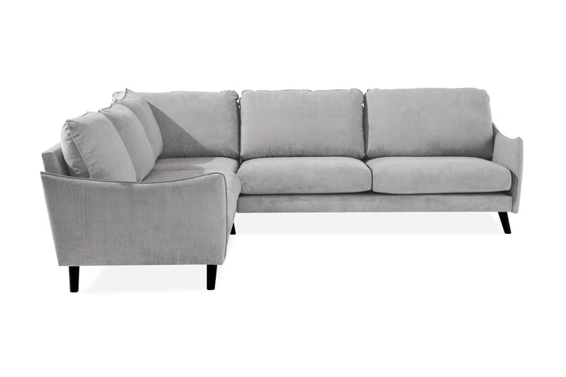 Trend Lyx 6-personers Vendbar L-formet Hjørnesofa i Stof - Lysegrå - Møbler - Sofaer - Hjørnesofa