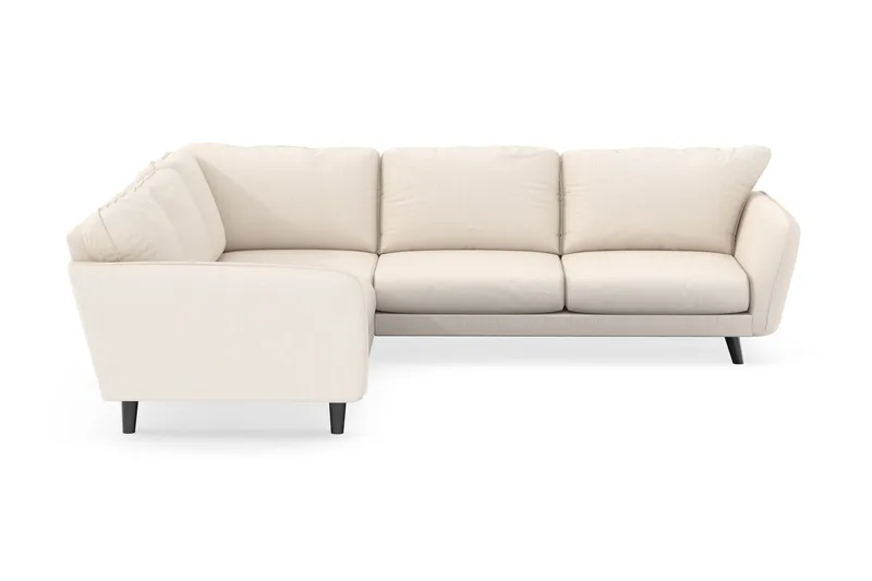 Trend Lyx 6-personers Vendbar L-formet Hjørnesofa i Manchester, Beige