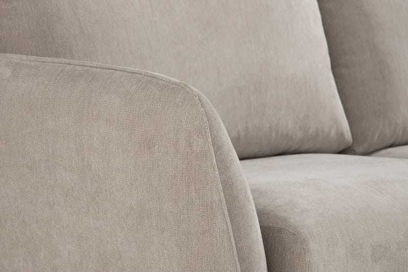 Trend Lyx 6-personers Vendbar L-formet Hjørnesofa i Stof - Beige - Møbler - Sofaer - Hjørnesofa