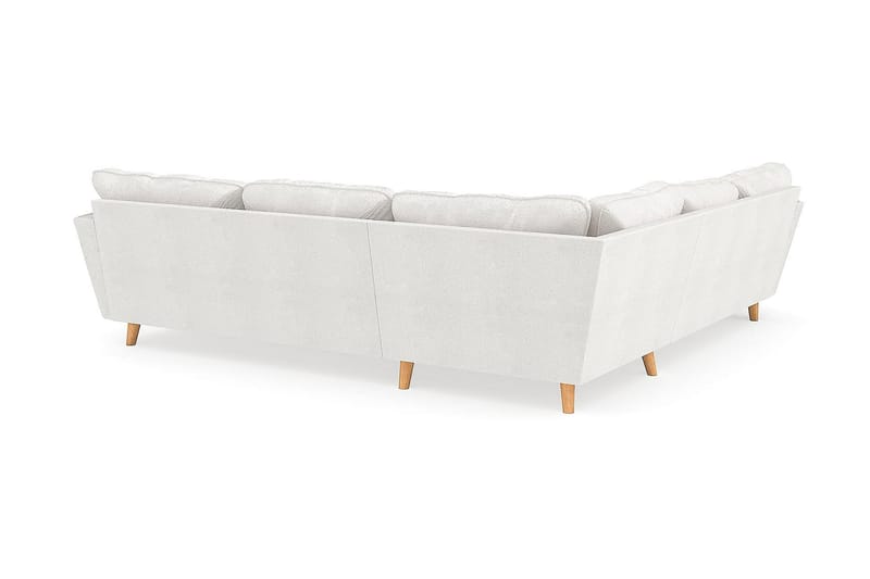 Trend Lyx Hjørnesofa Vendbar - Hvid|Bouclé - Hjørnesofa