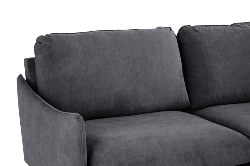 Trend Lyx Hjørnesofa Vendbar - Mørkegrå/Eg - Hjørnesofa