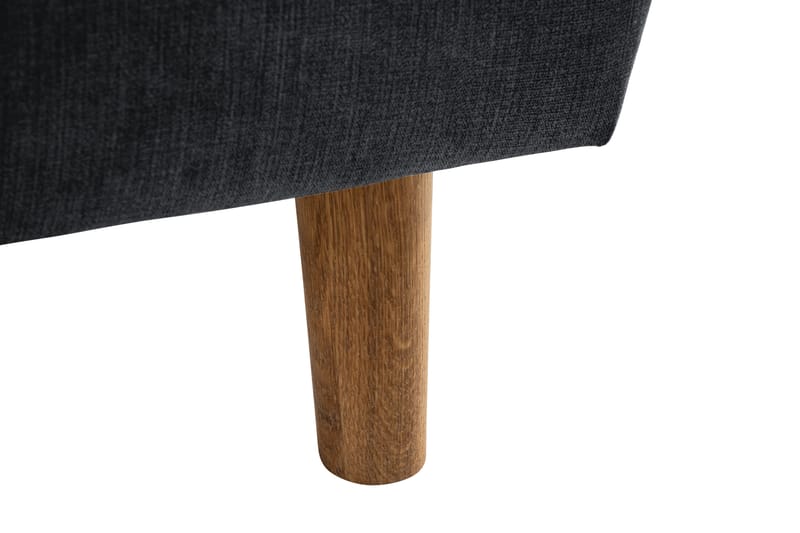 Trend Lyx Hjørnesofa Vendbar - Mørkegrå/Eg - Møbler - Sofaer - Hjørnesofa
