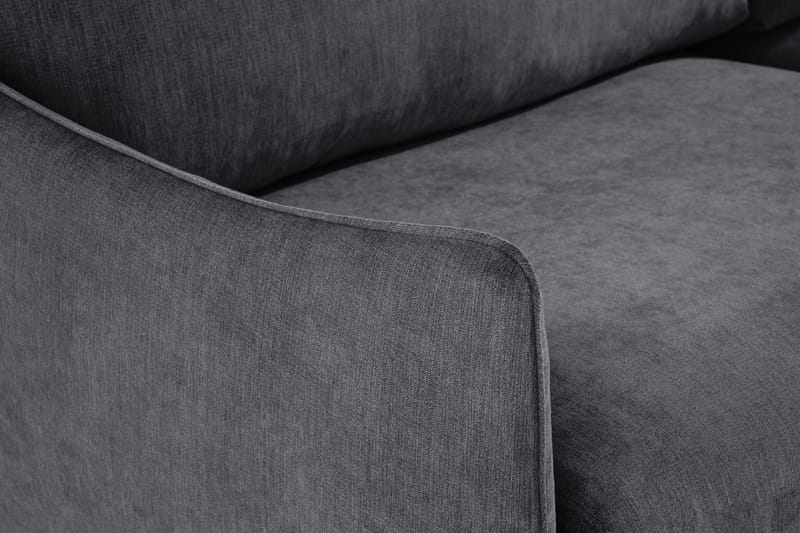 Trend Lyx Hjørnesofa Vendbar - Mørkegrå/Eg - Møbler - Sofaer - Hjørnesofa