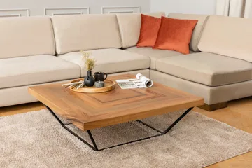 Tulima Sofa med Chaiselong Højre - Beige/Natur - Møbler - Sofaer - Hjørnesofa