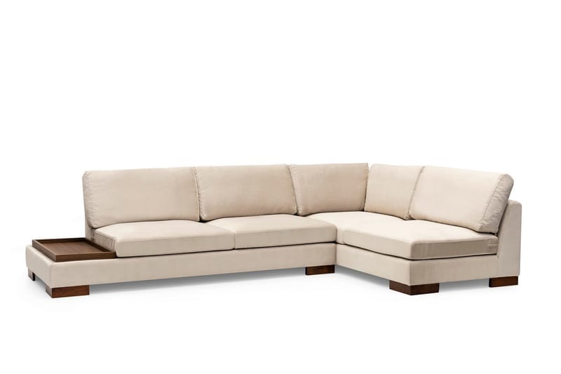 Tulima Sofa med Chaiselong Højre - Beige/Natur - Møbler - Sofaer - Hjørnesofa