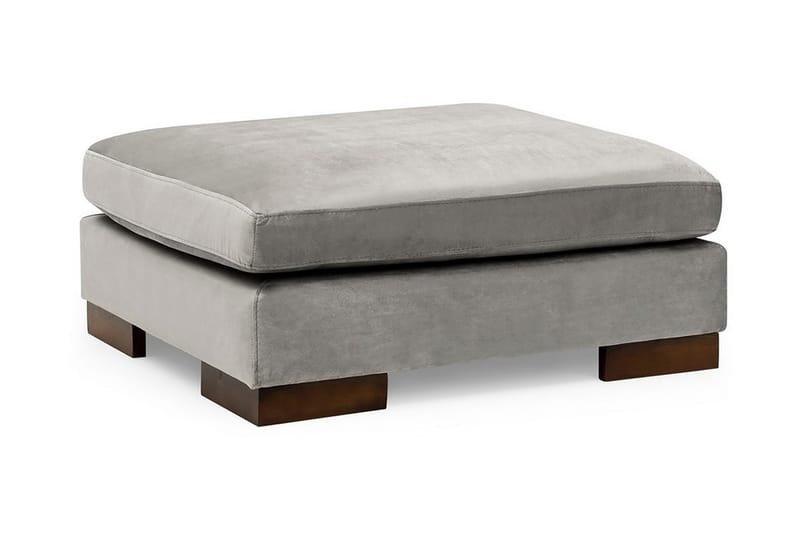 Tulima Sofa med Chaiselong m Puf Højre - Lysegrå/Natur - Møbler - Sofaer - Hjørnesofa