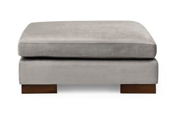 Tulima Sofa med Chaiselong m Puf Venstre - Lysegrå/Natur - Møbler - Sofaer - Hjørnesofa