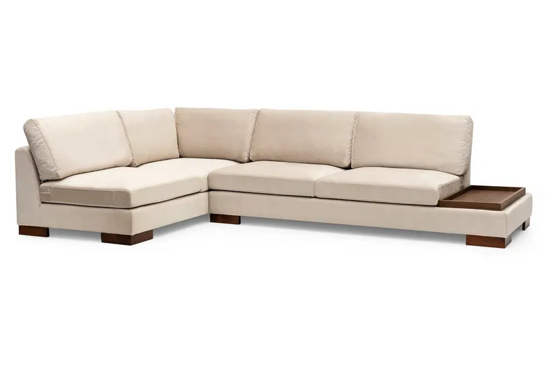 Tulima Sofa med Chaiselong Venstre - Beige/Natur - Møbler - Sofaer - Hjørnesofa