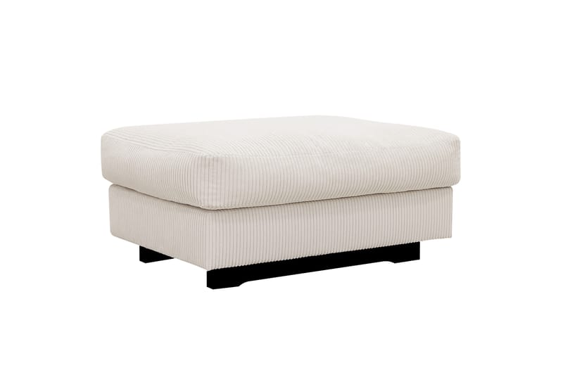 Valencia sofagruppe ekstra dyb 5-personers sofa + fodskammel - Offwhite - Møbler - Sofaer - Hjørnesofa