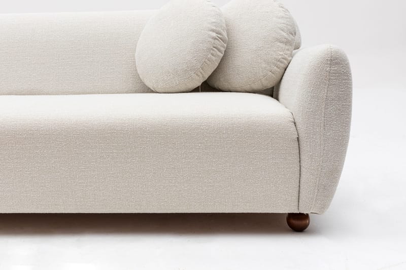 Whitecliffs Chaiselongsofa 3-personers - Hvid - Møbler - Sofaer - Hjørnesofa