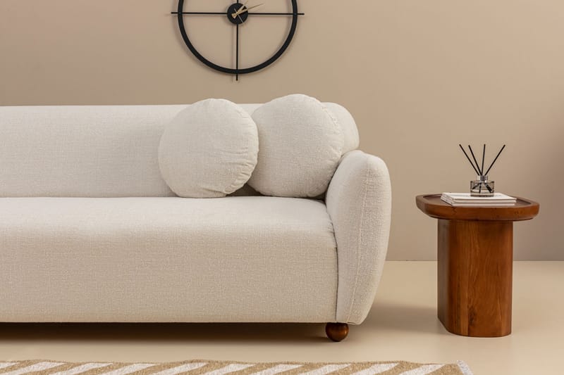 Whitecliffs Chaiselongsofa 3-personers - Hvid - Møbler - Sofaer - Hjørnesofa