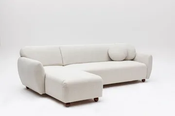 Whitecliffs Chaiselongsofa 3-personers - Hvid - Møbler - Sofaer - Sofa med chaiselong - 3 personers sofa med chaiselong