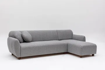 Whitecliffs Chaiselongsofa 3-personers - Grå - Møbler - Sofaer - Sofa med chaiselong - 3 personers sofa med chaiselong