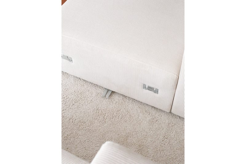 Yolo Hjørnesofa 2-pers - Hvid - Møbler - Sofaer - Hjørnesofa - Hjørnesofa med chaiselong