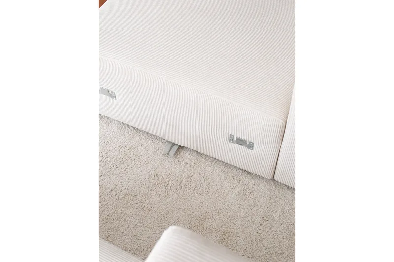 Yolo Hjørnesofa 2-pers - Hvid - Møbler - Sofaer - Hjørnesofa - Hjørnesofa med chaiselong